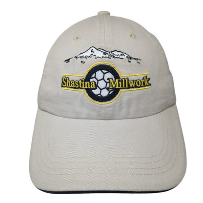 Shastina Millwork Strapback Hat Tan OS Adjustable Embroidered Port Authority