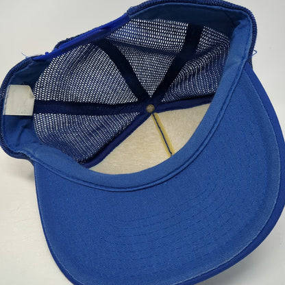 Volume Premium Programs Blue Trucker Hat One Size California Service Tool Mesh