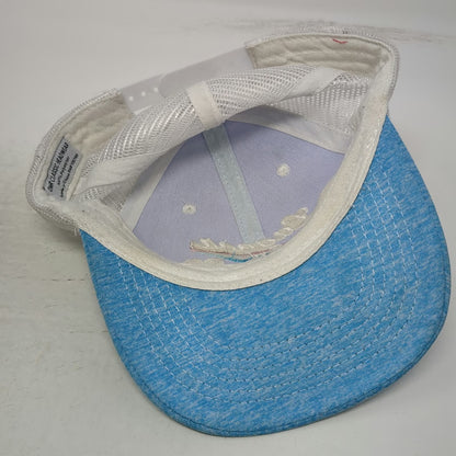 DMR Classic Headwear Trucker Hat Blue OS Lagoon Utah 86 Mesh Snapback Embroider