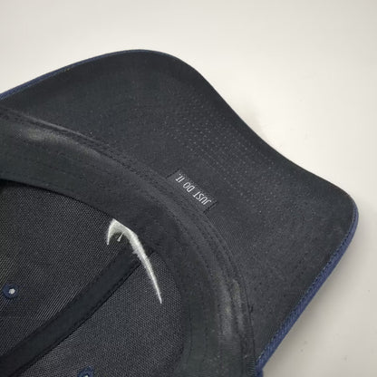 Nike Baseball Cap Blue Adjustable Embroidered Swoosh Just Do It Logo Hat Vintage