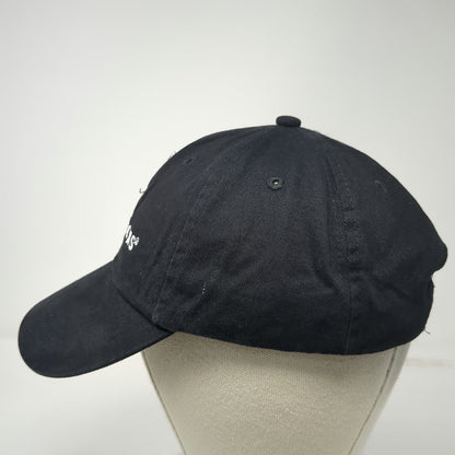 Starbucks Baseball Cap Black One Size Embroidered Cotton Strapback Hat Coffee