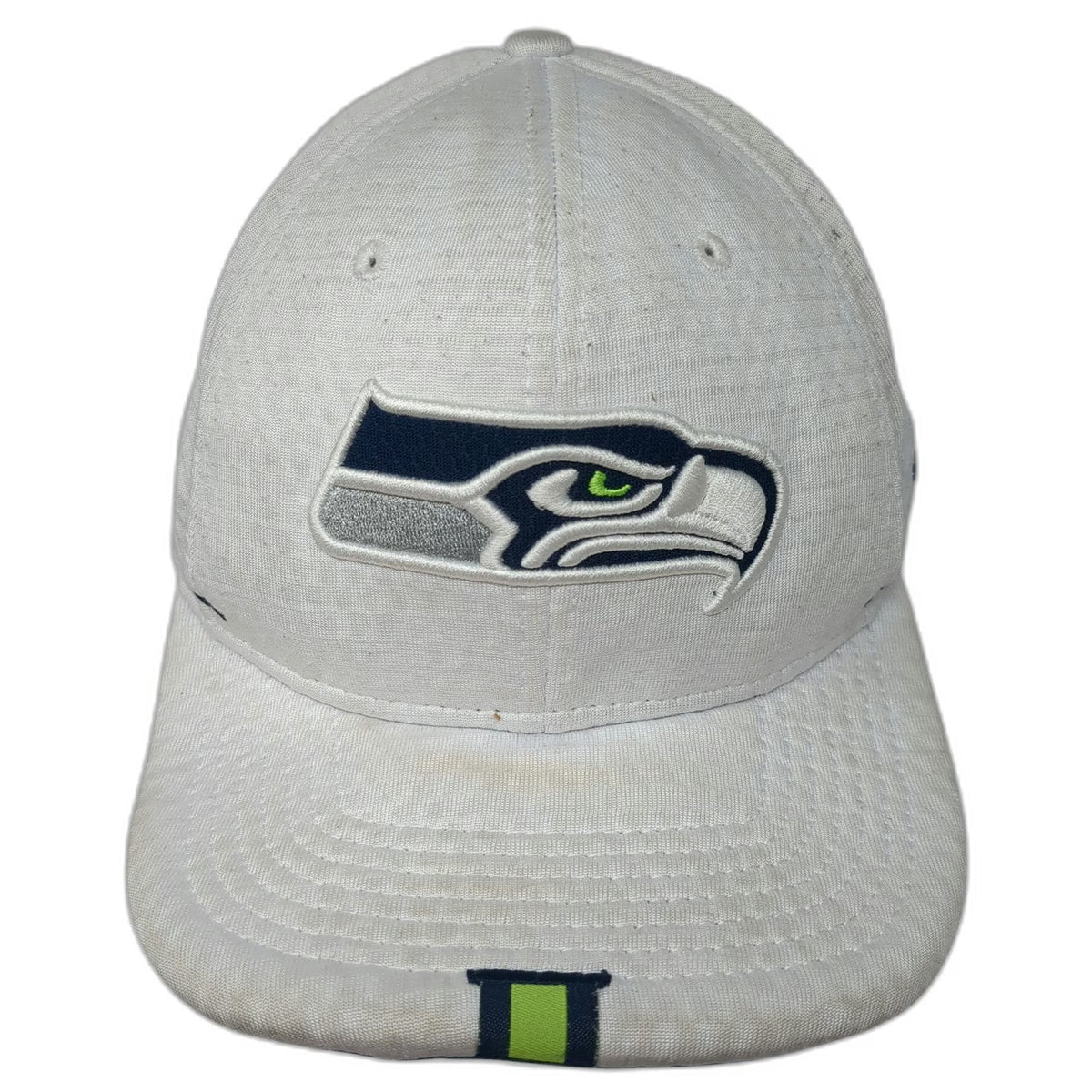 Seattle Seahawks NFL New Era 9FIFTY Snapback Hat White L 100th Anniversary
