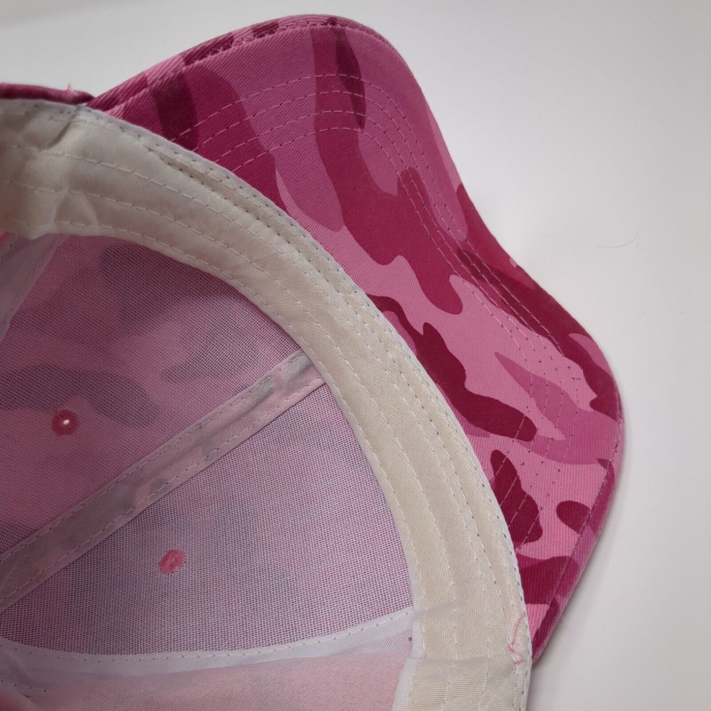 Kun Gu Slideback Hat Pink Camouflage OSFA Adjustable Blank Vent Holes