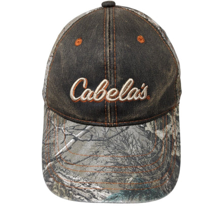 Cabela's Strapback Baseball Cap Multicolor OS Adjustable Camouflage Embroidered