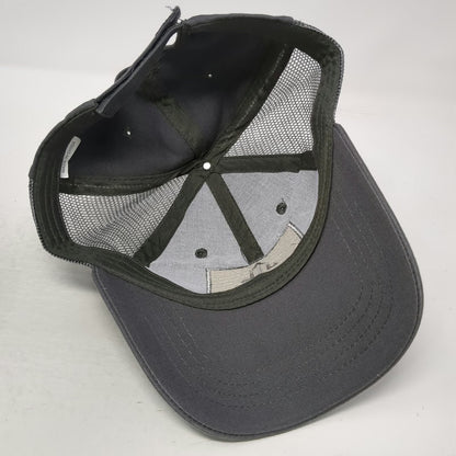 UTG Baseball Cap Gray One Size Mesh Back Tactical Logo Patch Strapback Hat