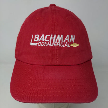 Otto Collection Men's Strapback Hat Red OSFM Lachman Commerical Chevrolet