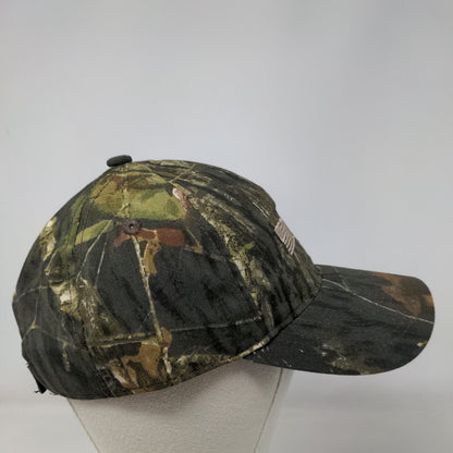 Metals USA Strapback Hat Camouflage OSFM Adjustable Embroidered Patriotic