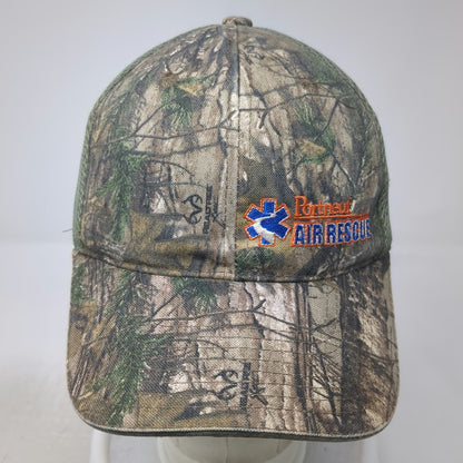 Port Authority Baseball Cap Green One Size Portneuf Air Rescue Mesh Camo Hat
