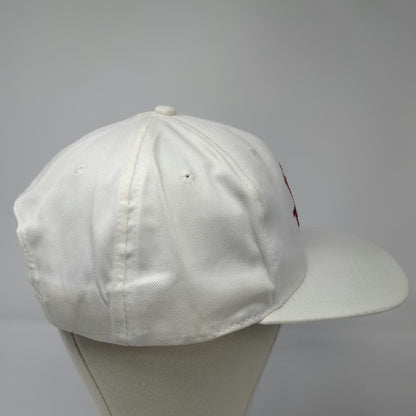 Nike Snapback White One Size Golf Tour Hat Green Undervisor Cotton Taiwan Logo