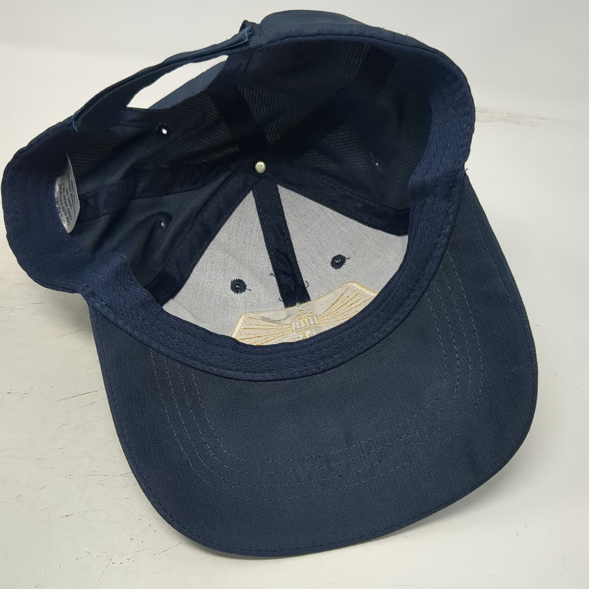 Blue Beacon Logo Blue Baseball Cap One Size Strapback Performance Polyester Hat