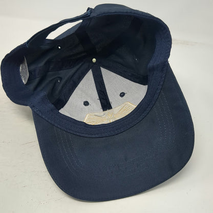 Blue Beacon Logo Blue Baseball Cap One Size Strapback Performance Polyester Hat