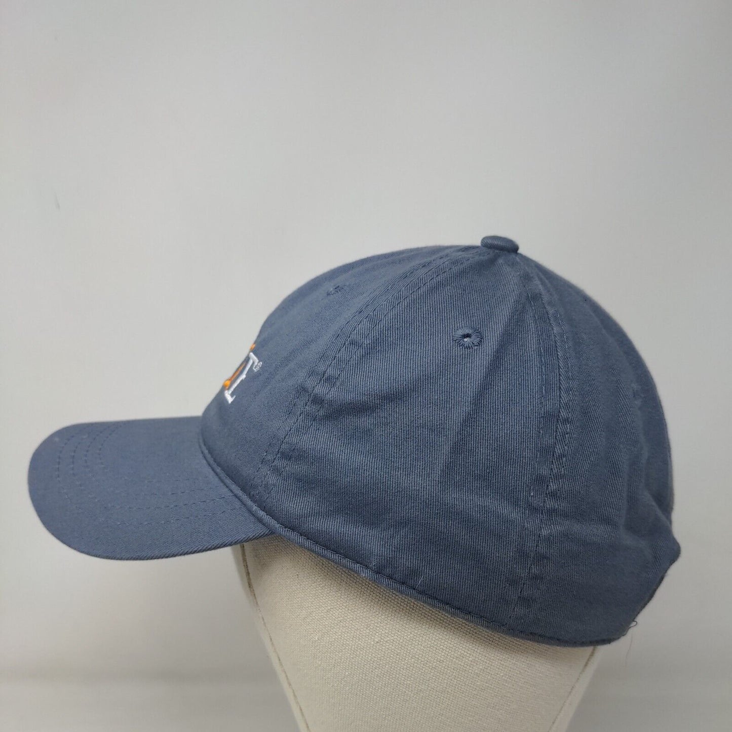 Vitalize Strapback Hat Blue OSFM Adjustable Embroidered Vented Holes 6 Panel OC