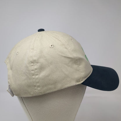 Pacific Headwear Baseball Cap Beige Blue One Size Canaan Country Club Golf Hat