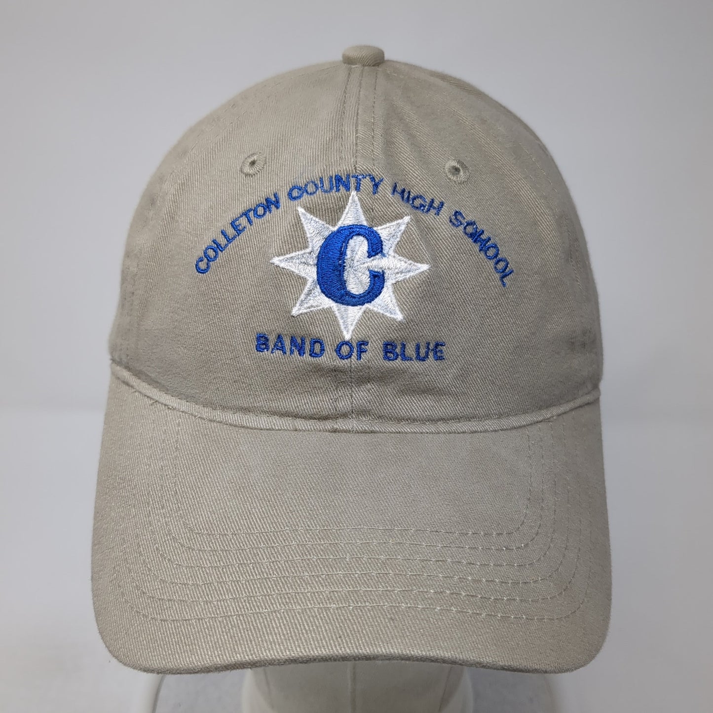Colleton County High School Band Of Blue Baseball Cap Brown OS Port & Company