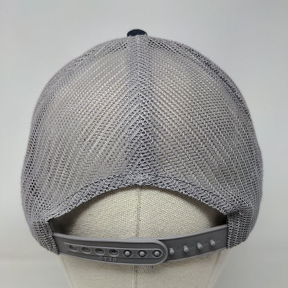 Leadership Georgia Snapback Trucker Hat Blue OSFM Embroidered Mesh Back Otto