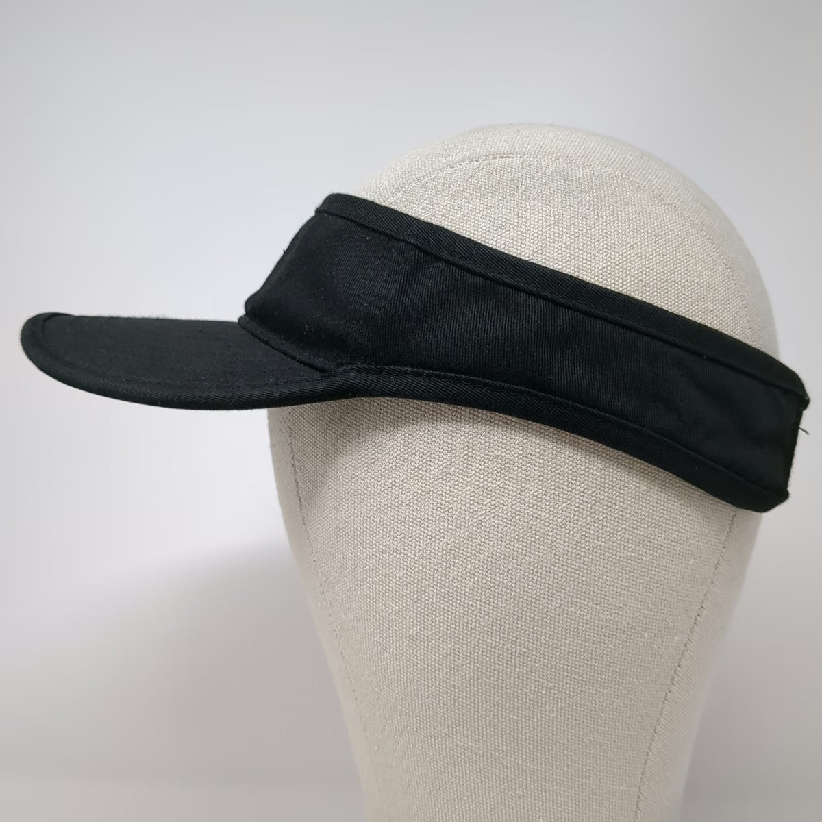 Unmatched Board Game Visor Hat Black One Size Strapback Red Embroidered Logo
