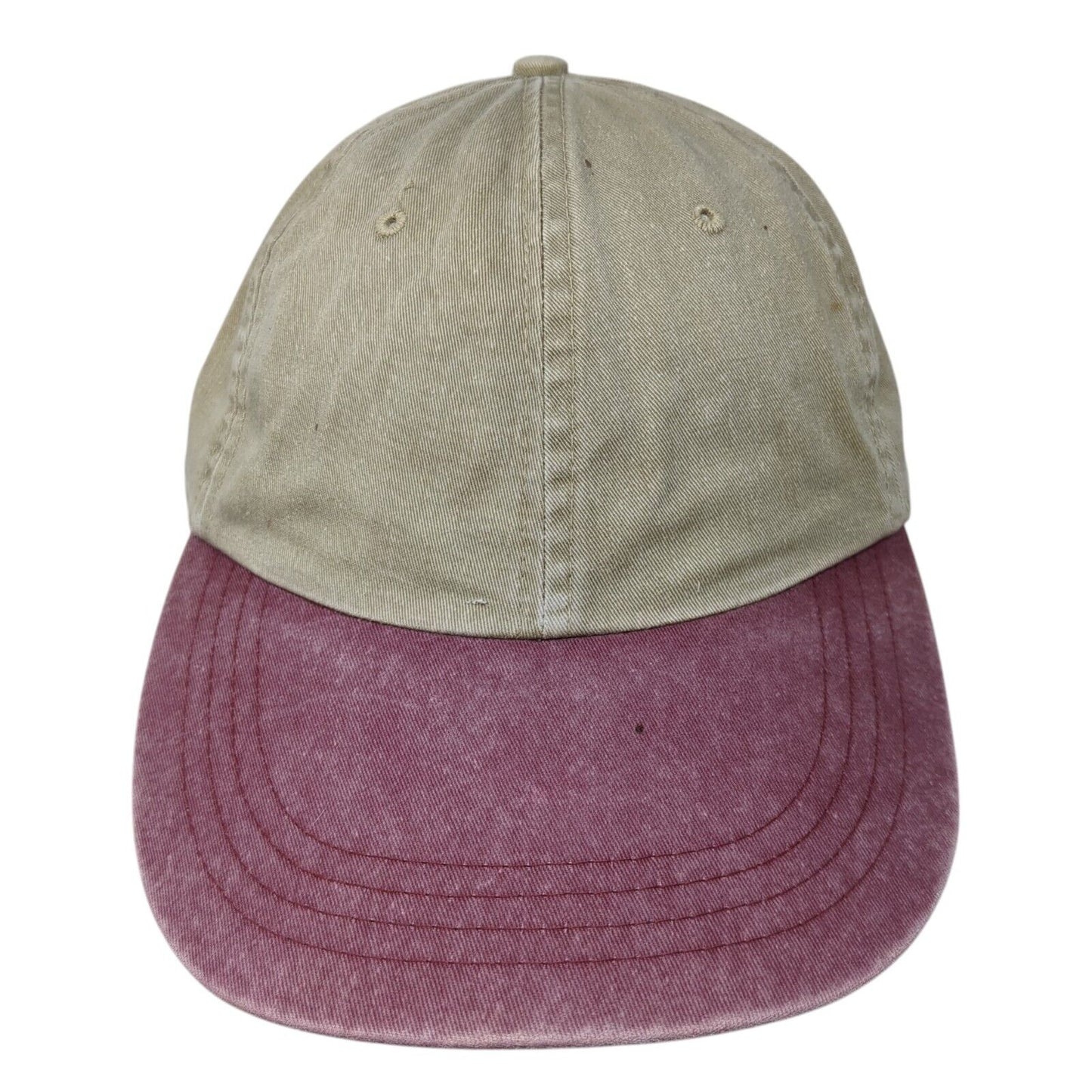 Cotton Deluxe Slideback Hat Multicolor OS Adjustable 6 Panel Colorblock Blank