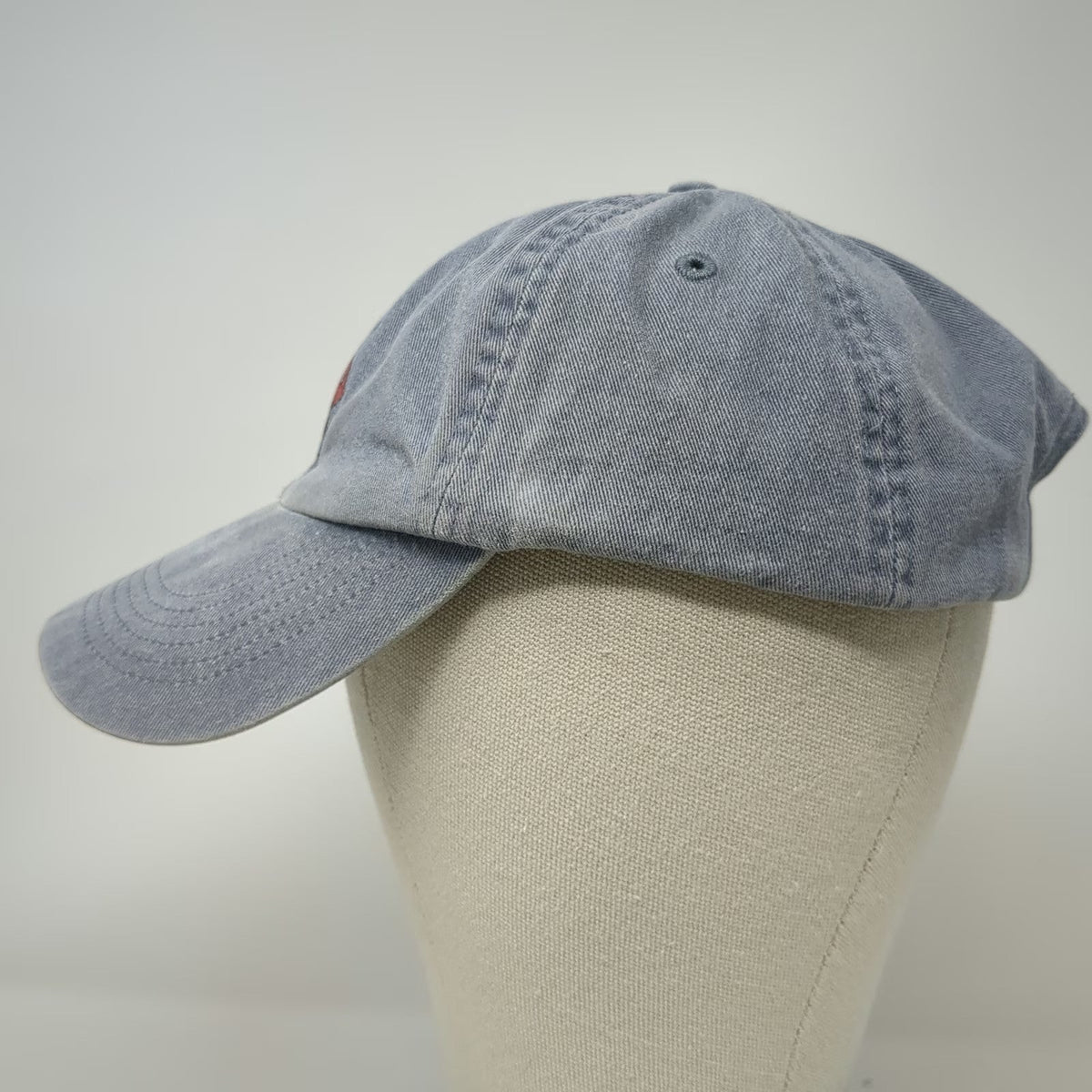 Disney Mickey Mouse Blue Baseball Cap One Size Embroidered Cotton Slideback Hat