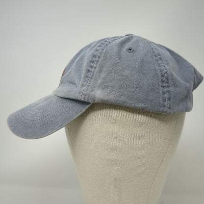 Disney Mickey Mouse Blue Baseball Cap One Size Embroidered Cotton Slideback Hat