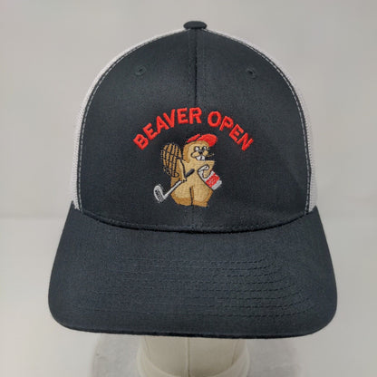 Beaver Open 2024 Snapback Trucker Hat Black OS Adjustable The Classics Yupoong