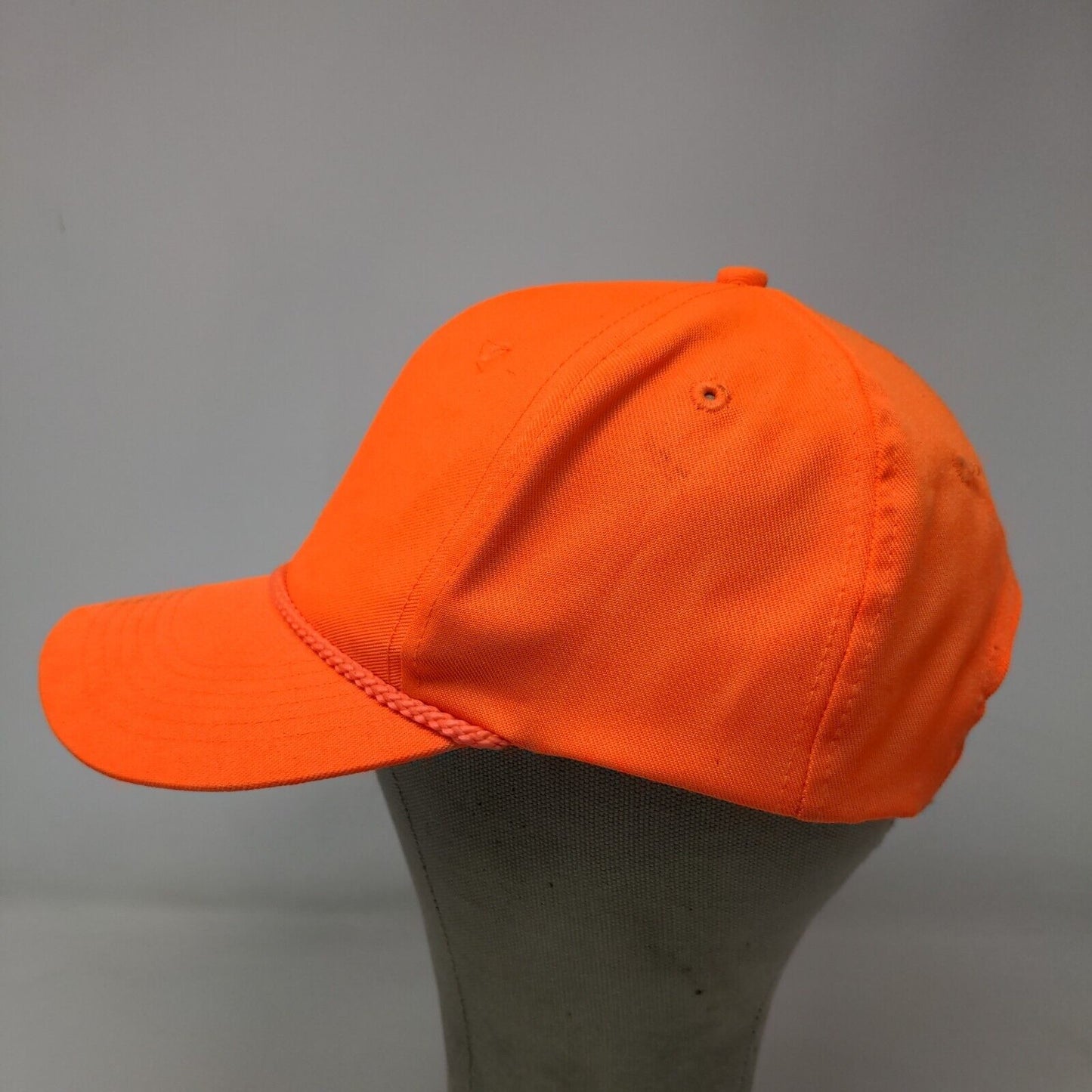 Signature Men's Hunter Orange Trucker Hat Size OSFA Blank Bright Color