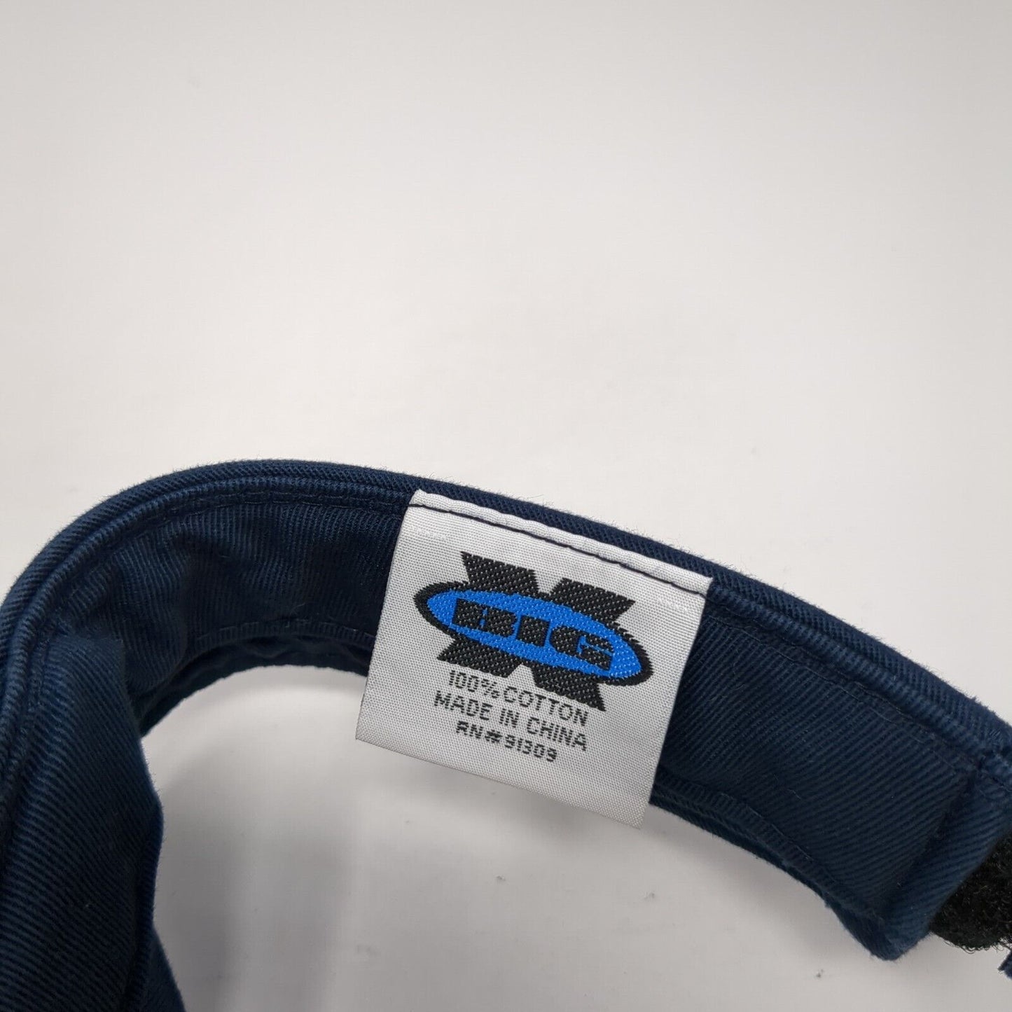 Steve's Resturant Strapback Sun Visor Hat Blue One Size Adjustable Big X