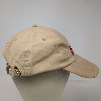 OmniSource American Red Cross Baseball Cap Beige OSFM Flag Give Blood Cotton Hat