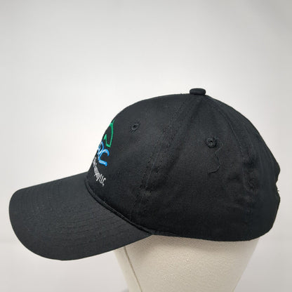 Clearwater River Company LLC Strapback Hat Black One Size Solid 6 Panel