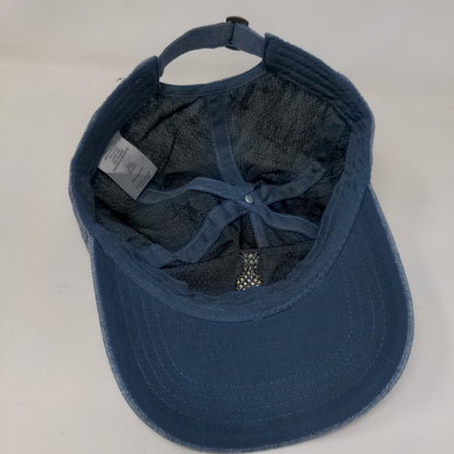 Pineapple Slideback Hat Blue OSFM Adjustable Embroidered Solid