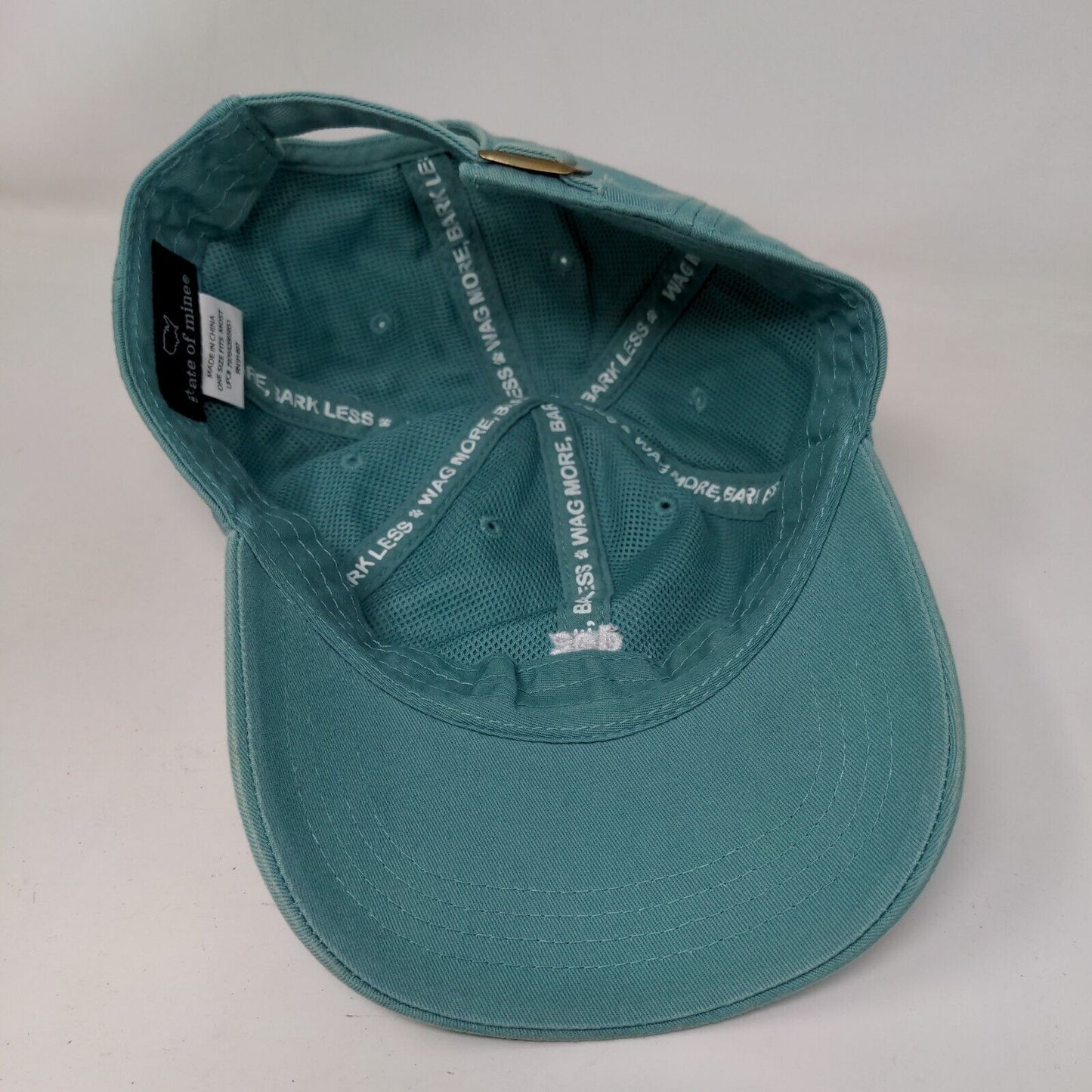 Dog Person Slideback Hat Blue OSFM Adjustable Embroidered State Of Mine