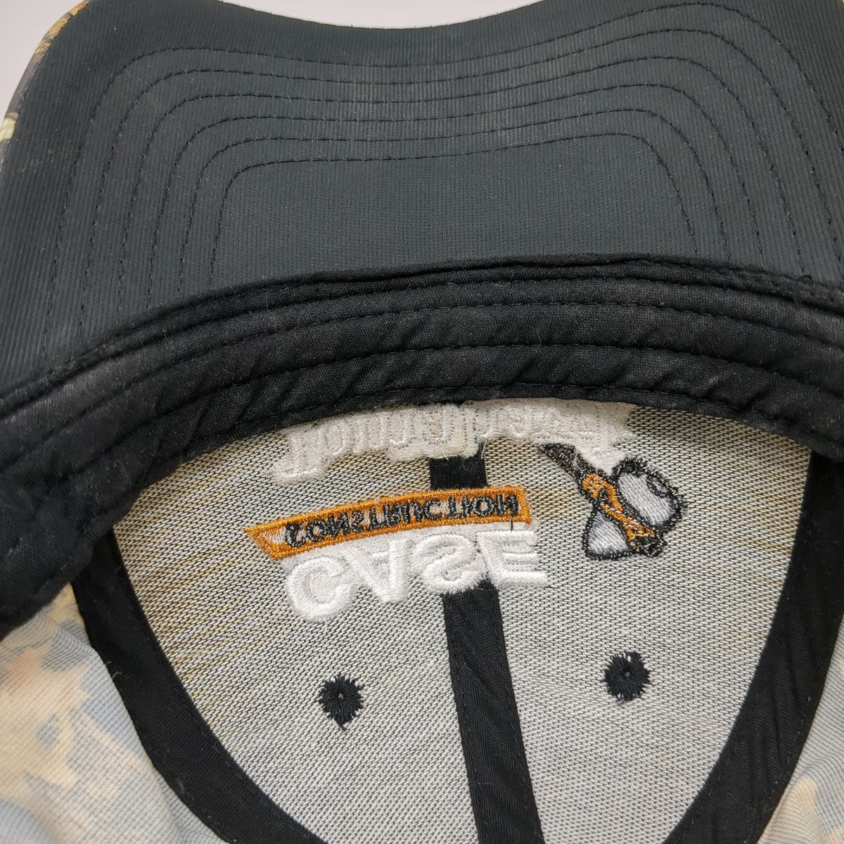 K-Products Case Construction Tomahawk Black Camo Baseball Cap One Size Hat Strap