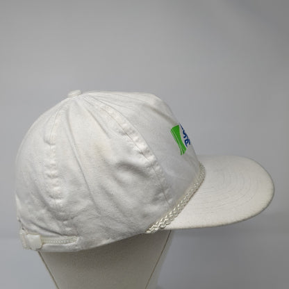 Erie Specialty Products Baseball Cap White One Size Adjustable Rope Nissin Cap