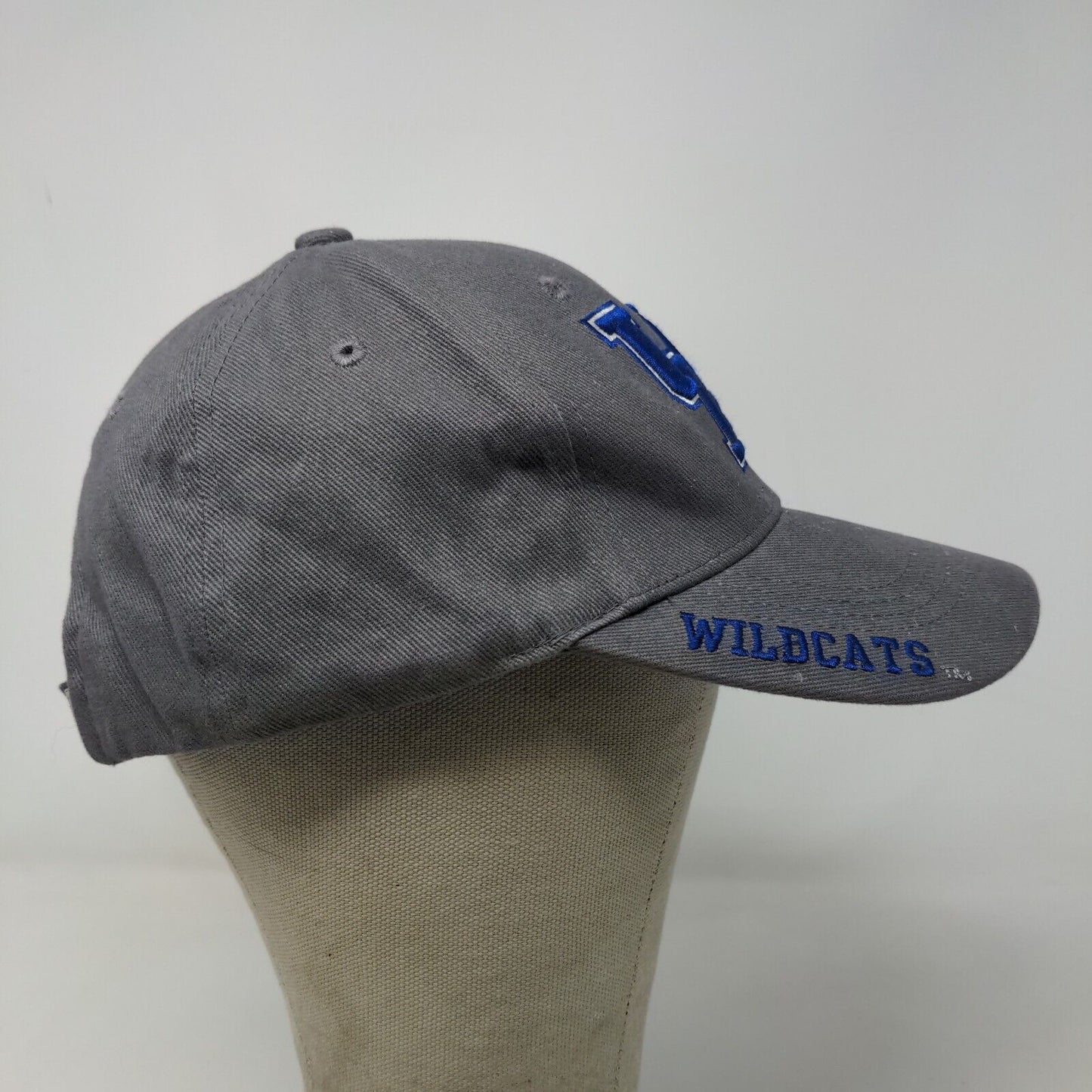 Russell Men's Strapback Hat Gray Embroidered University of Kentucky Wildcats