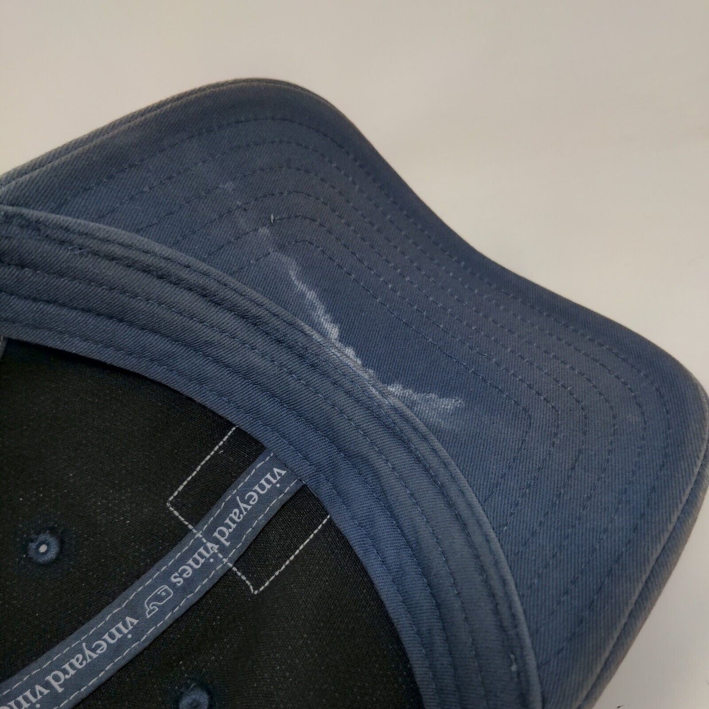 Vineyard Vines Strapback Mesh Back Trucker Hat Blue One Size Colorblock