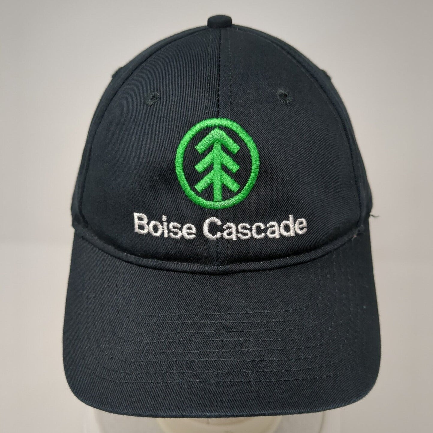 Boise Cascade Strapback Hat Black One Size Embracing Our Differences