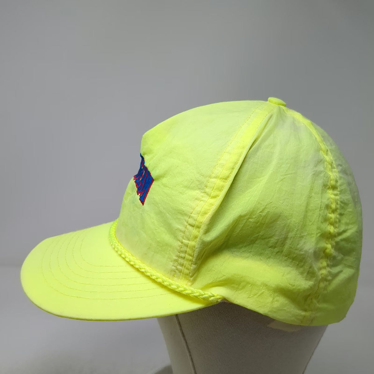 Jim Beam 5 Panel Green One Size Hat Snapback Rope Logo Lightweight Vintage