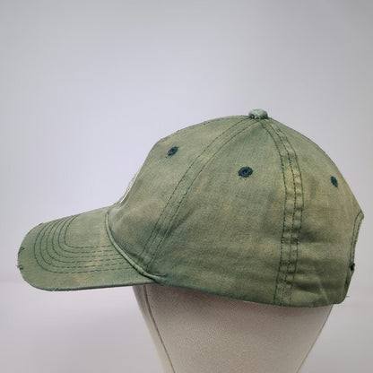 BIG Baseball Cap Green OSFM White Pine Forest Engineers Adjustable Cotton Hat
