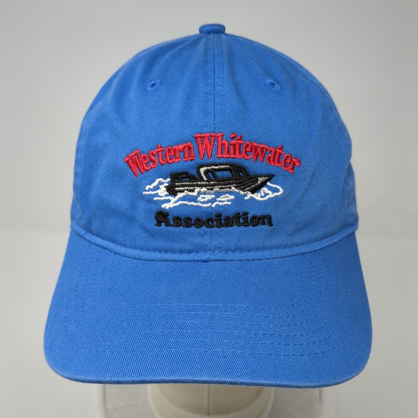 Western Whitewater Association Strapback Hat Blue OS Adjustable Port Authority