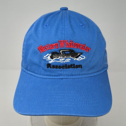 Western Whitewater Association Strapback Hat Blue OS Adjustable Port Authority