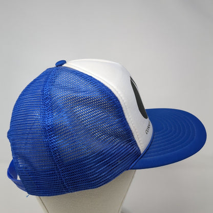 Consolidated Agencies Inc Snapback Trucker Hat Blue OS Adjustable Mesh Speedway