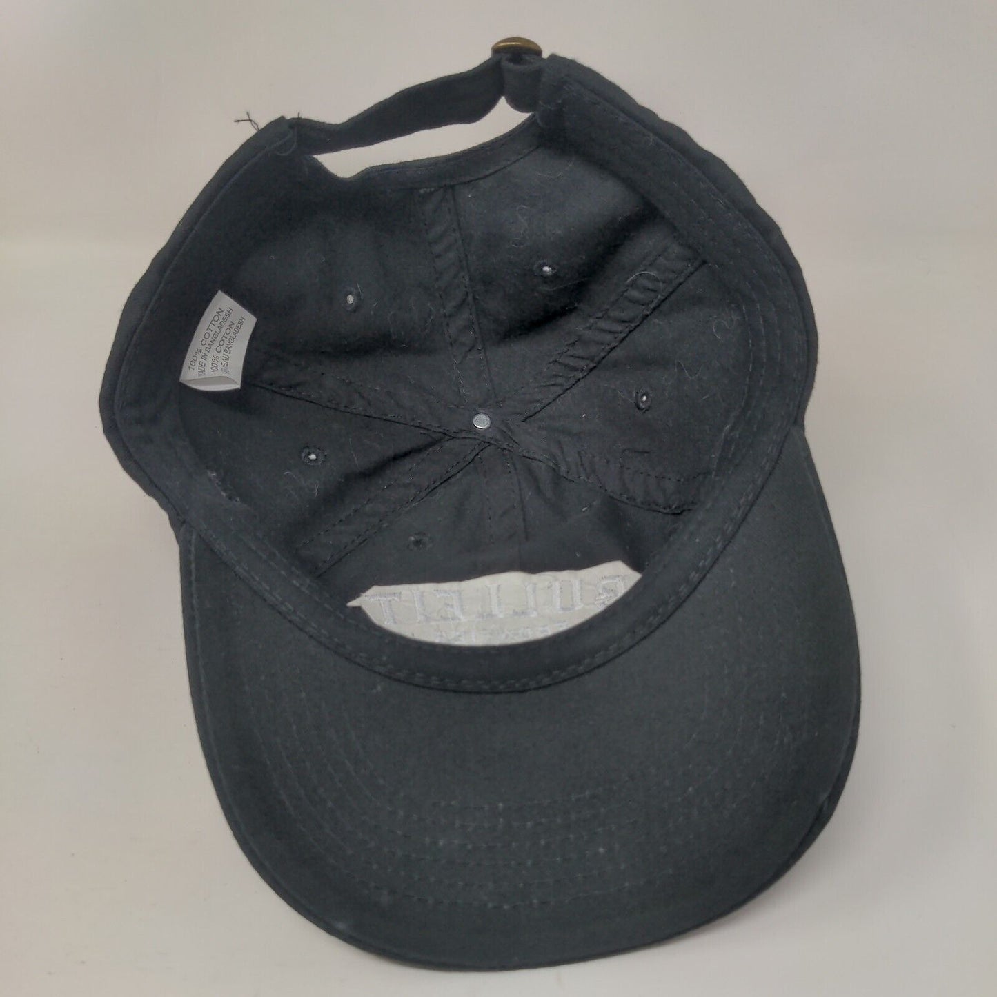 Bulleit Frontier Whiskey Slideback Hat Black One Size Embroidered