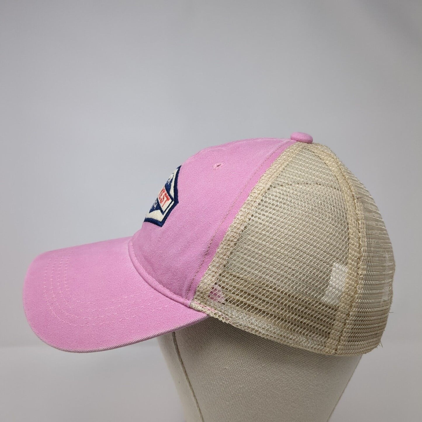 Key West Florida Dolphin Snapback Trucker Hat Pink OSFA Mesh Back