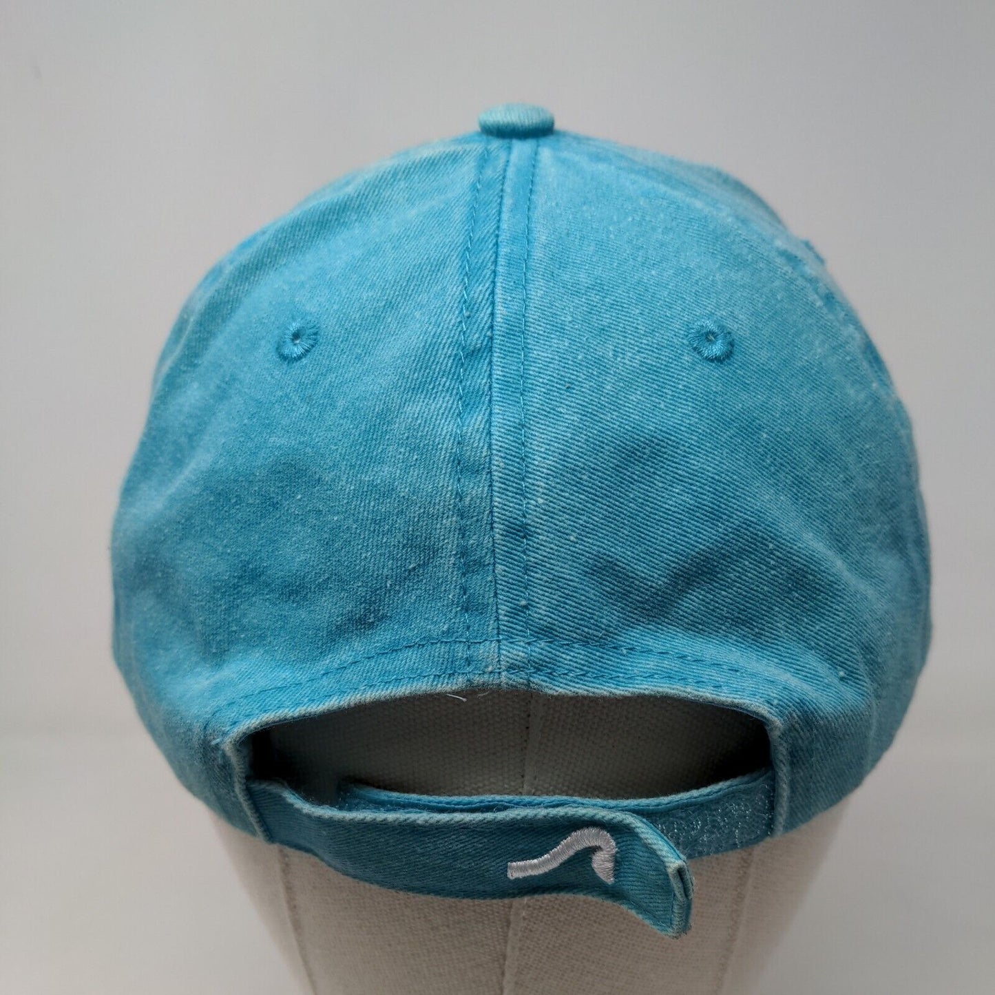 Surfstyle Men's Strapback Hat Blue Adjustable Embroidered Logo Clearwater Beach