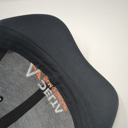 Delta Demo Group Snapback Trucker Hat Black One Size Mesh Back Adjustable