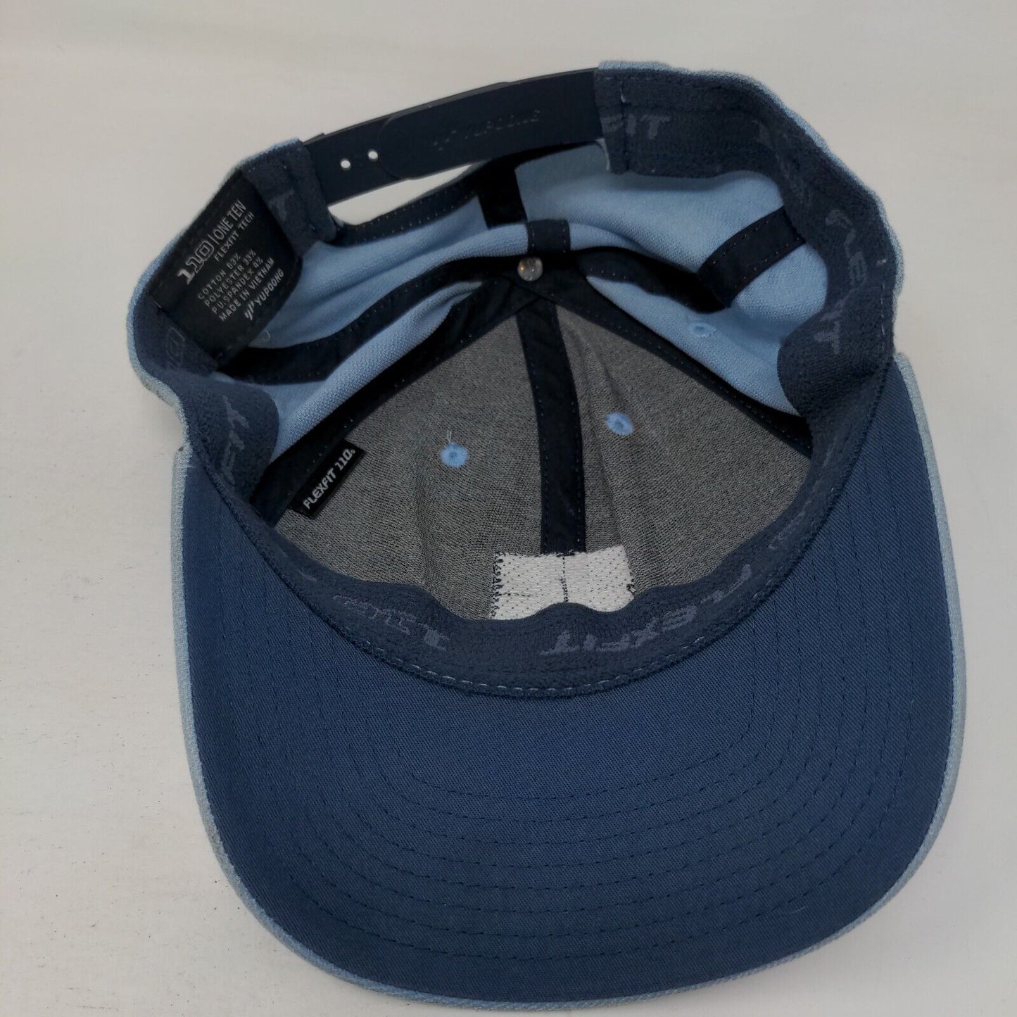 Travis Mathew Patch Snapback Hat Blue One Size Yupoong Flexfit 110