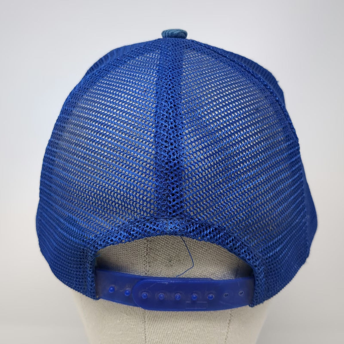Otto Trucker Hat Blue One Size Snapback Corduroy Rope Wheat Western Malting