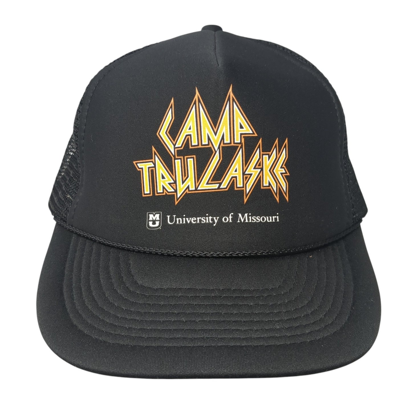 Camp Trulaske University of Missouri Snapback Trucker Hat Black One Size