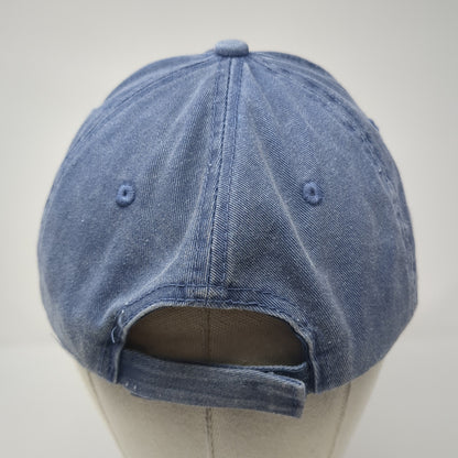 Riviera Maya Mexico Strapback Hat Blue One Size Embroidered 6 Panel