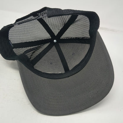 Richardson Trucker Hat Gray One Size Snapback Mesh Agri Beef Logo Structured