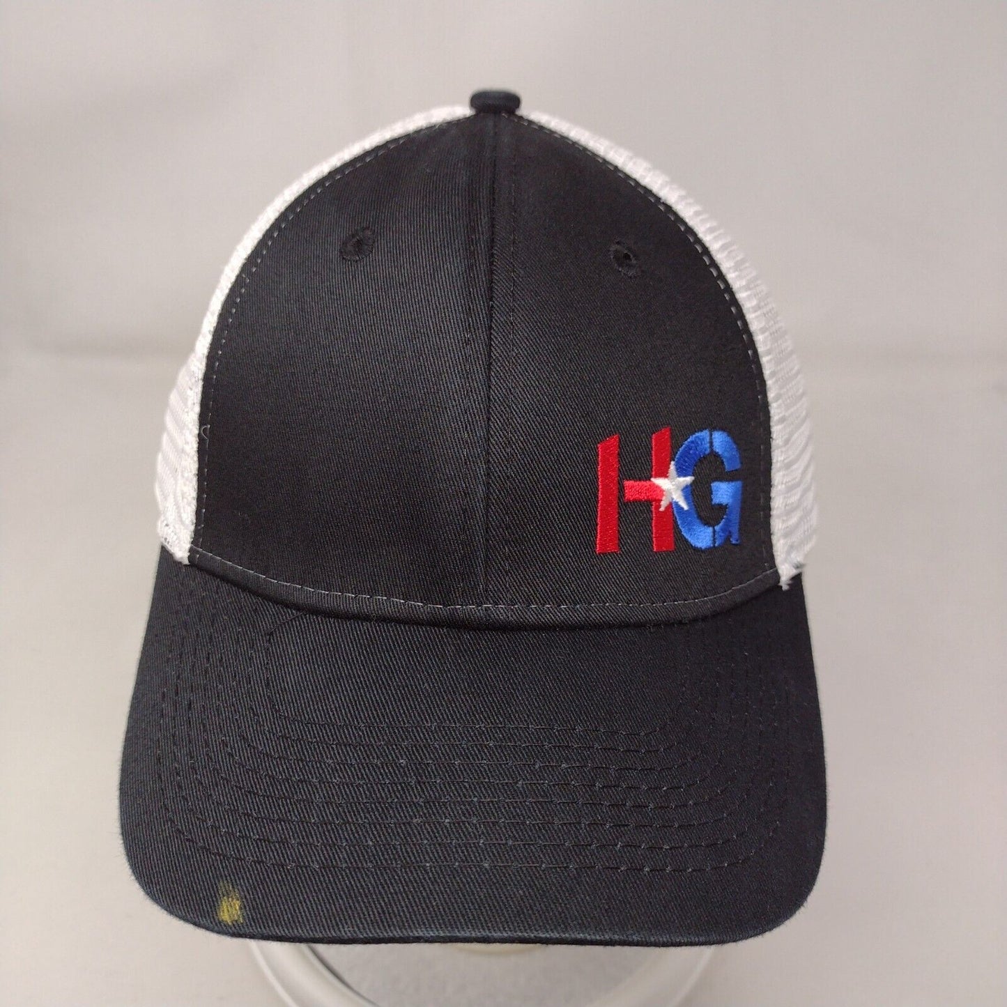 HG Higher Grounds Snapback Mesh Back Trucker Hat Black OSFA Colorblock